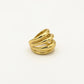 Statement ring vierdubbel