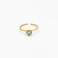 Ring met hartje crystal