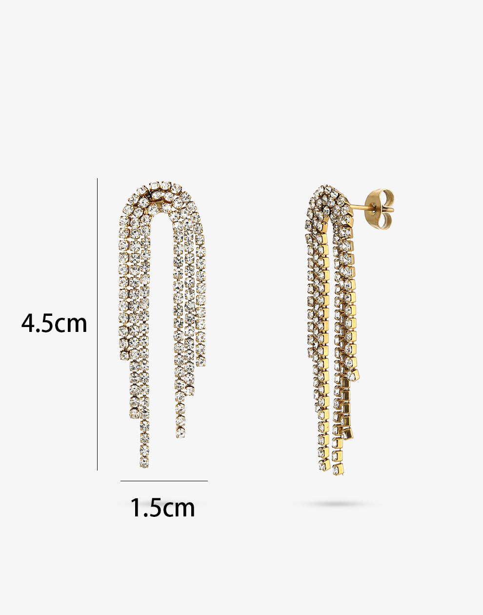 Tennis party oorbellen boog