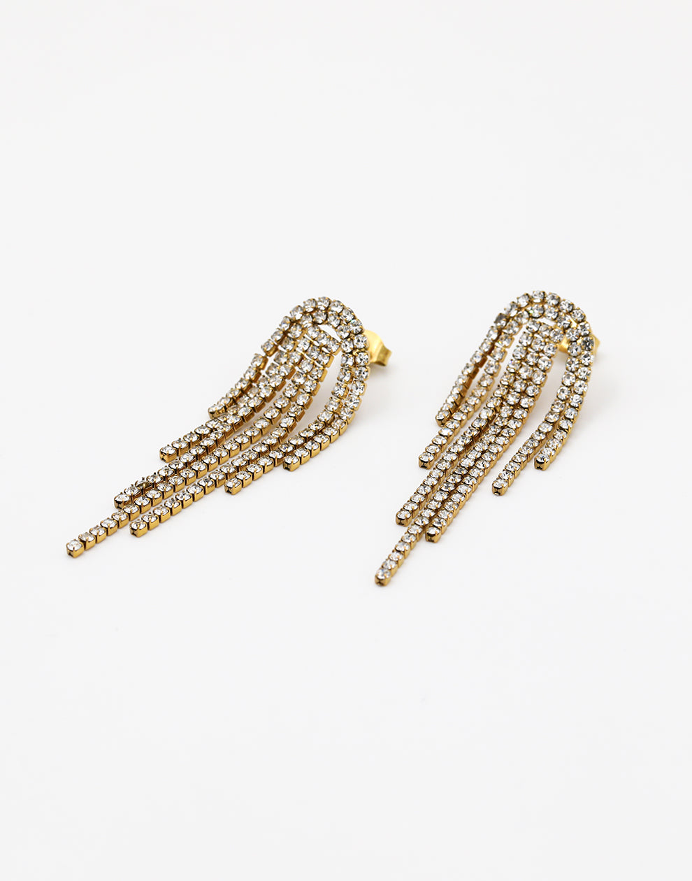 Tennis party oorbellen chique