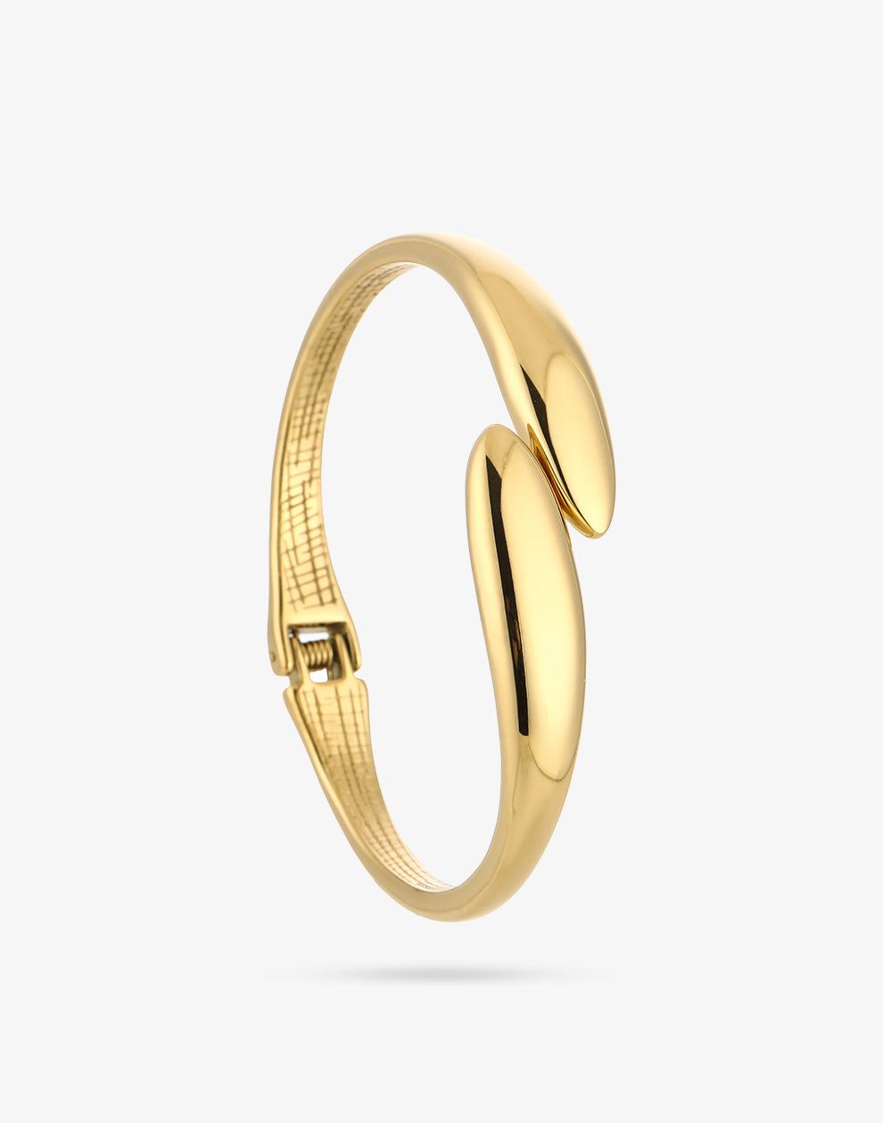 Bangle teardrop goudkleurig