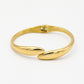 Bangle teardrop goudkleurig
