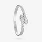 Bangle snake zilverkleurig