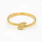 Bangle snake goudkleurig