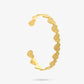 Bangle hart motief goudkleurig