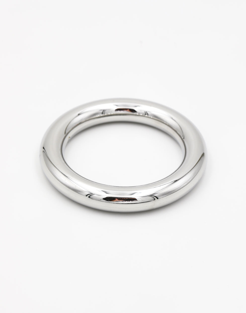Basic bangle chunky zilverkleurig