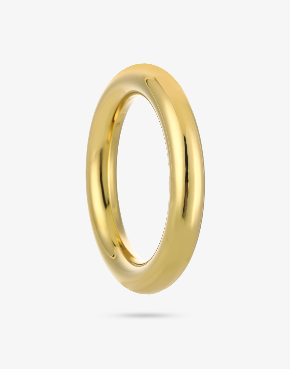 Basic bangle chunky goudkleurig