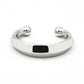 Basic bangle bolletje zilverkleurig