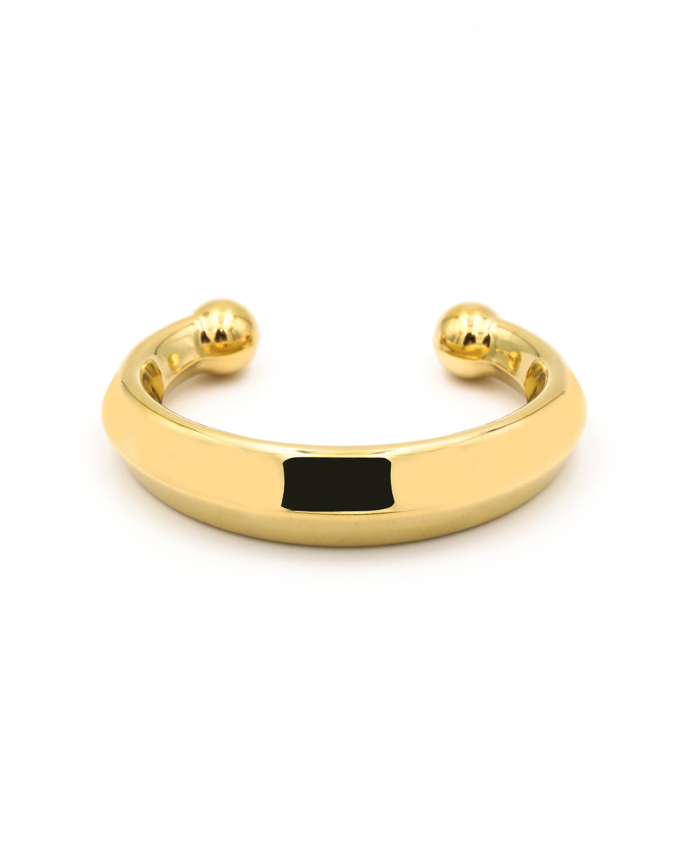 Basic bangle bolletje goudkleurig