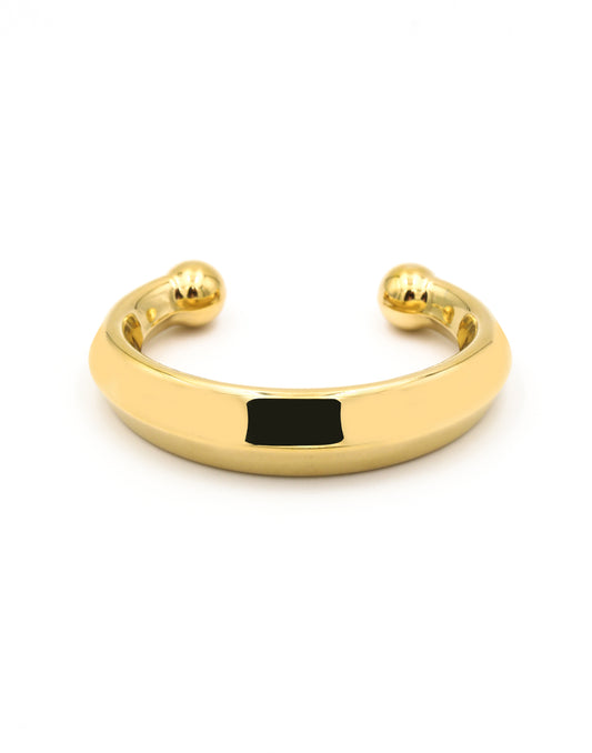 Basic bangle bolletje goudkleurig