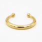 Basic bangle ovaal bolletje goudkleurig