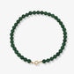 Kralenketting donkergroen