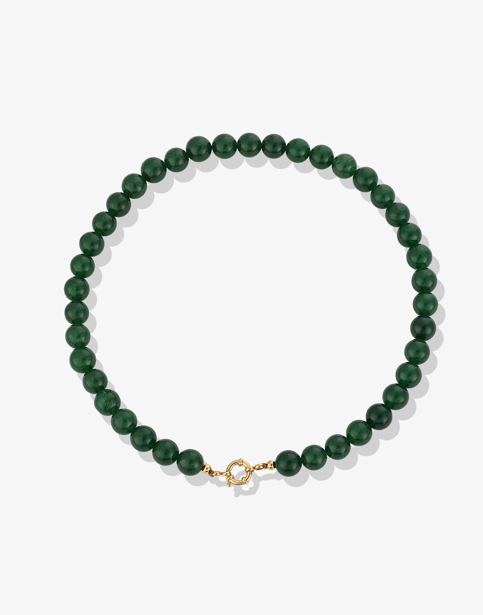 Kralenketting donkergroen