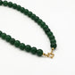 Kralenketting donkergroen