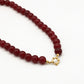Kralenketting bordeaux