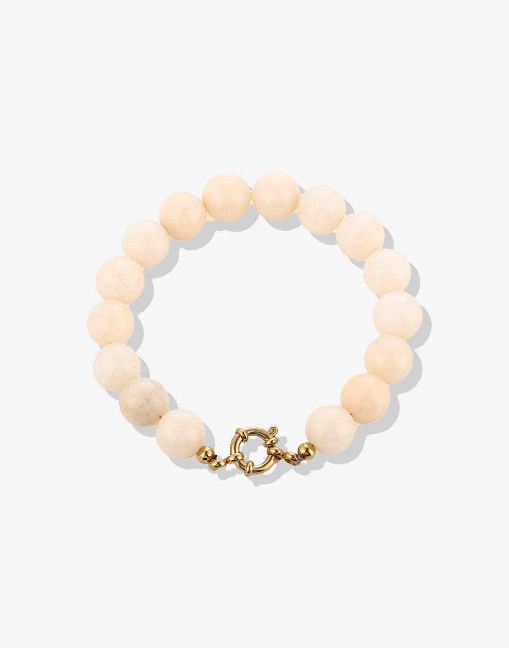 Kralenarmband beige