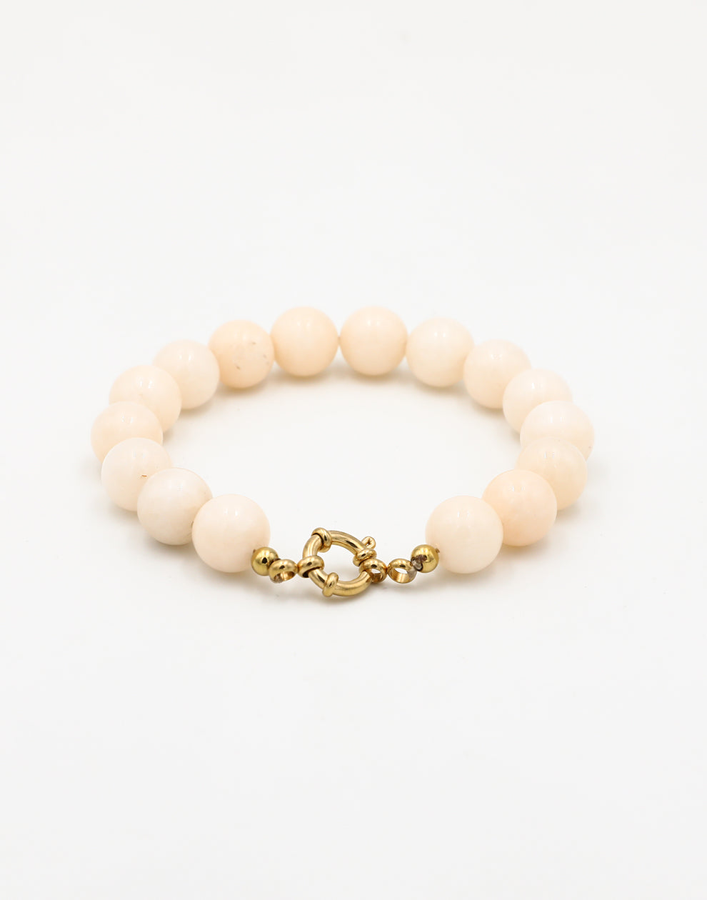 Kralenarmband beige