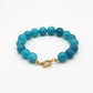 Kralenarmband blauw