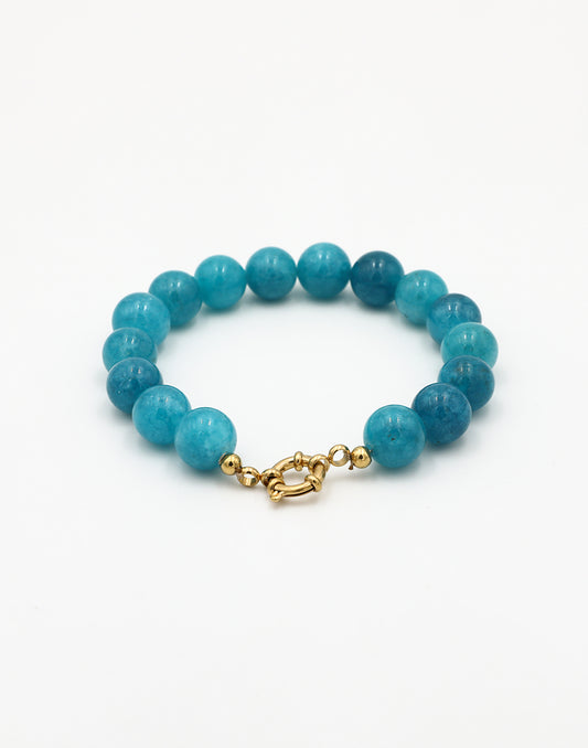 Kralenarmband blauw