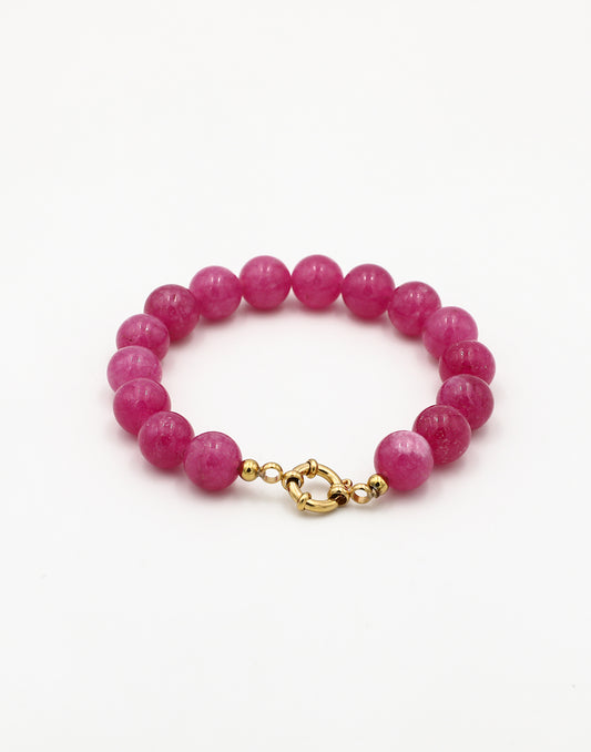 Kralenarmband paars