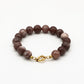 Kralenarmband coffee