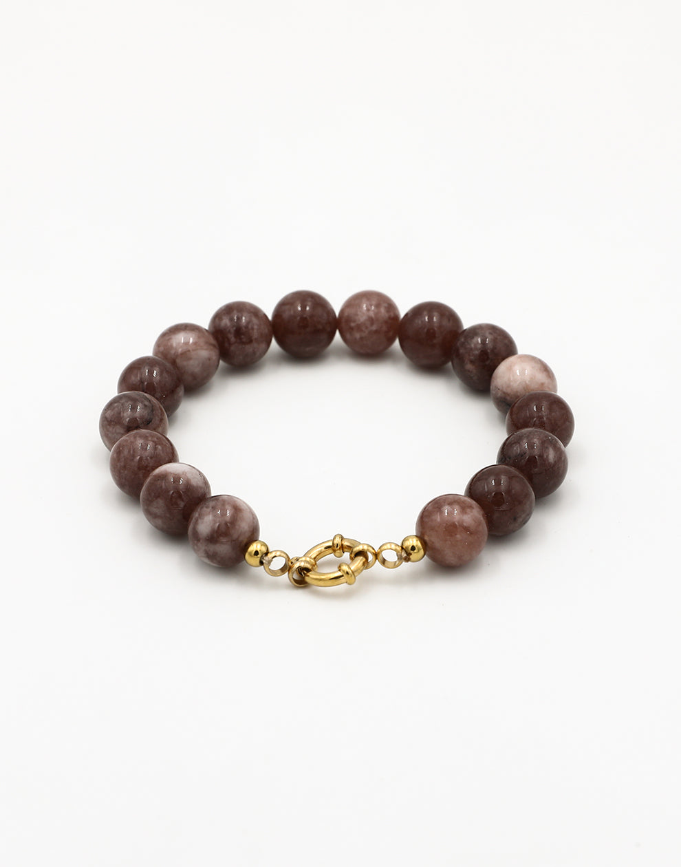 Kralenarmband coffee