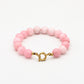 Kralenarmband roze
