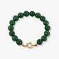 Kralenarmband donkergroen