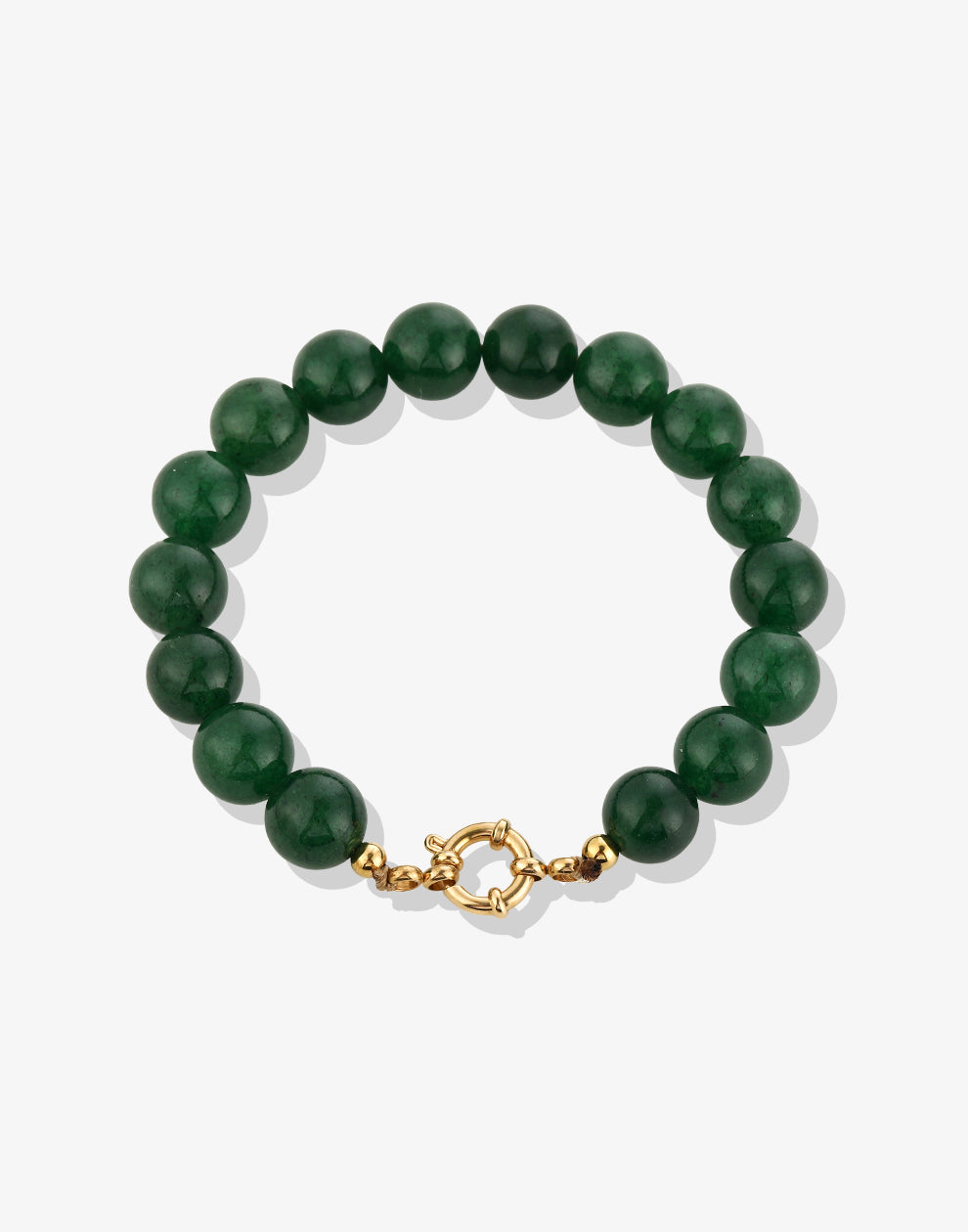Kralenarmband donkergroen