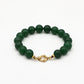 Kralenarmband donkergroen