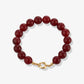 Kralenarmband bordeaux