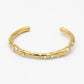 Bangle met parels goudkleurig