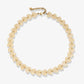 Hartjes kralenketting beige