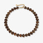 Hartjes kralenketting bruin