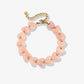 Hartjes kralenarmband roze