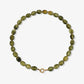 Kralenketting ovaal groen