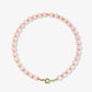 Kralenketting vierkant roze