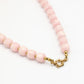 Kralenketting vierkant roze