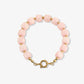 Kralenarmband vierkant roze