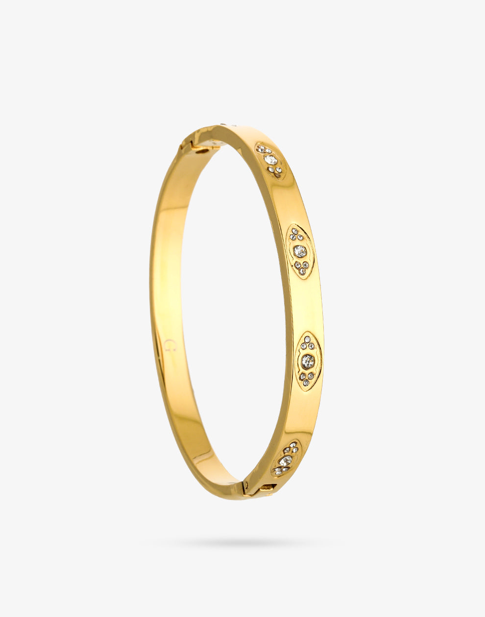 Bangle met steentjes patroon