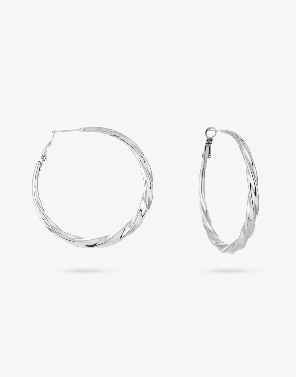 Hoops schroef 50mm zilverkleurig