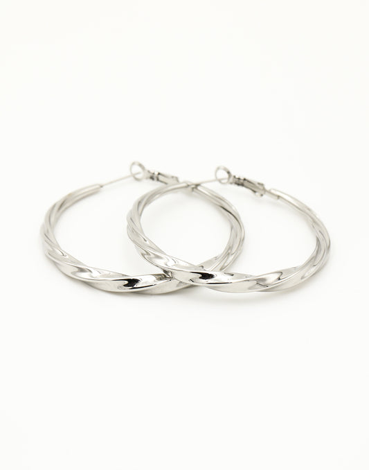 Hoops schroef 50mm zilverkleurig