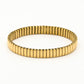 Stretch armband staafjes smal goudkleurig