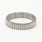 Stretch armband staafjes breed zilverkleurig