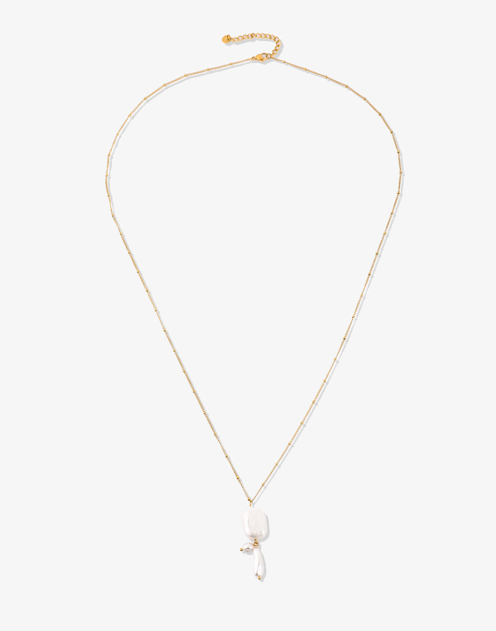 Lange ketting parel hanger