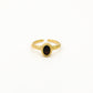 Vintage ring steen bruin