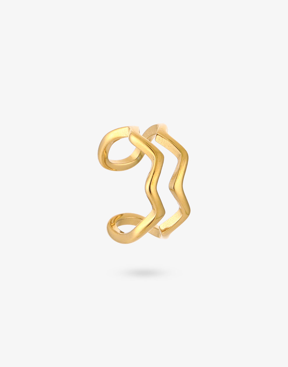 Earcuff dubbel abstract