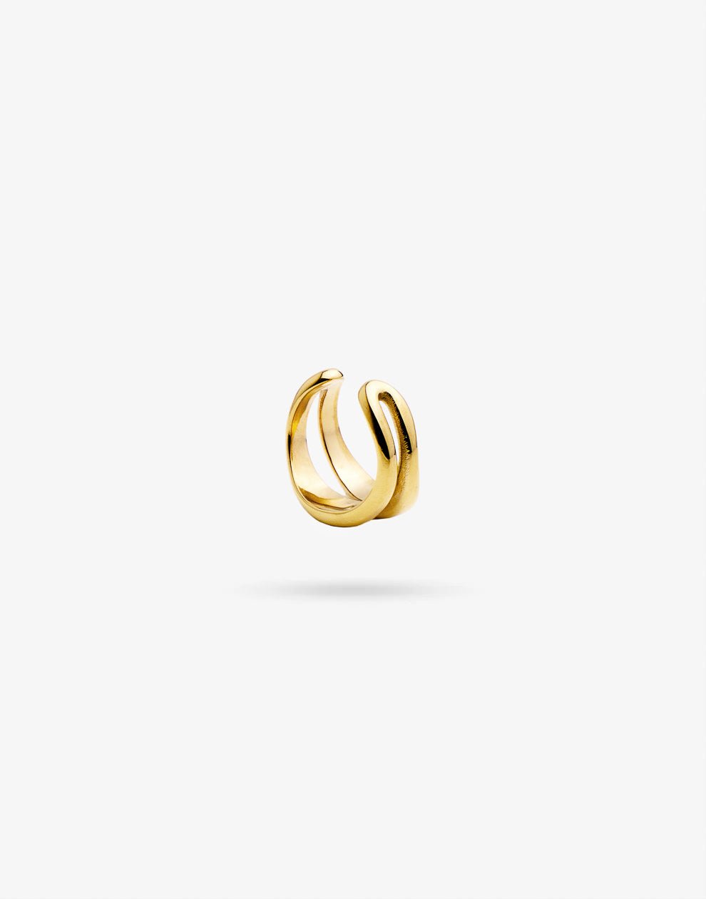 Earcuff dubbel asymmetrisch thin