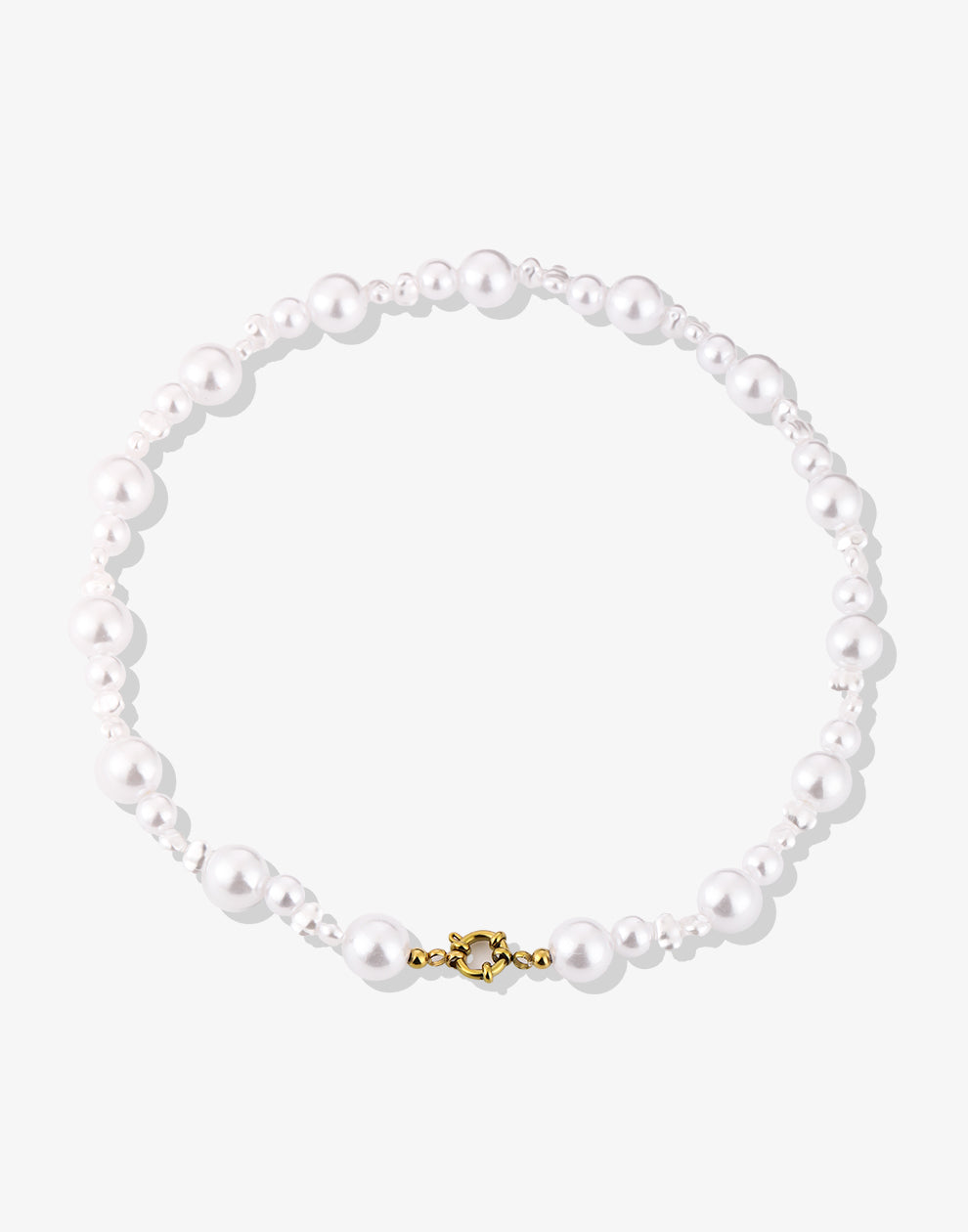 Kralenketting witte parels