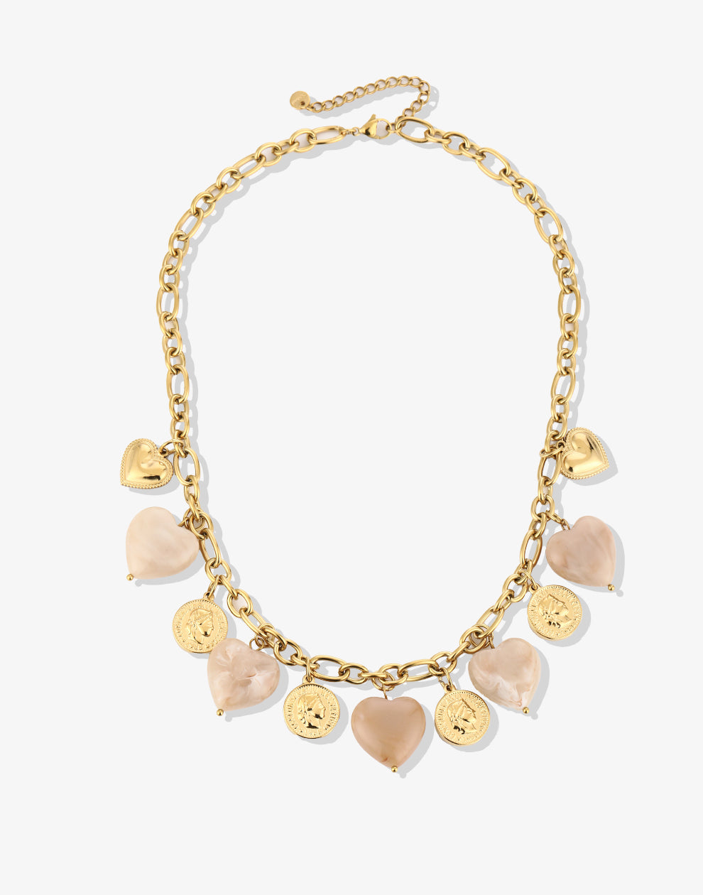 Schakelketting harten en muntjes